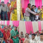 बांकीमोंगरा के जंगल साइड में बनेगा साहू समाज का भव्य भवन, माता कर्मा जयंती पर अध्यक्ष श्रीमती सोनी झा ने भूमिपूजन।